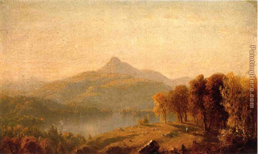 A Sketch of Mount Chocorua painting - Sanford Robinson Gifford A Sketch of Mount Chocorua art painting
